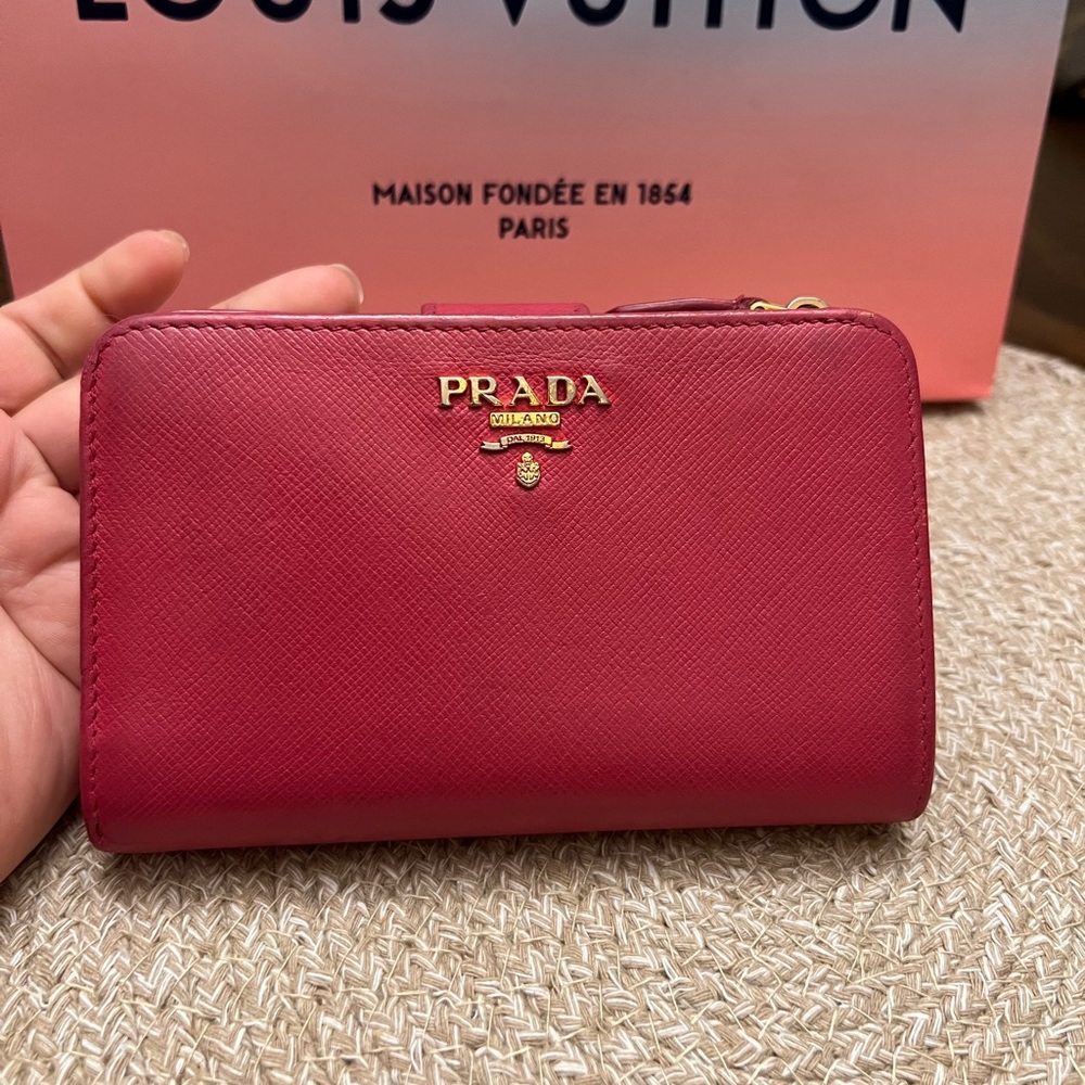PRADA compact wallet